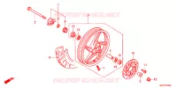 ROUE AVANT pour Honda VISION 50 2014