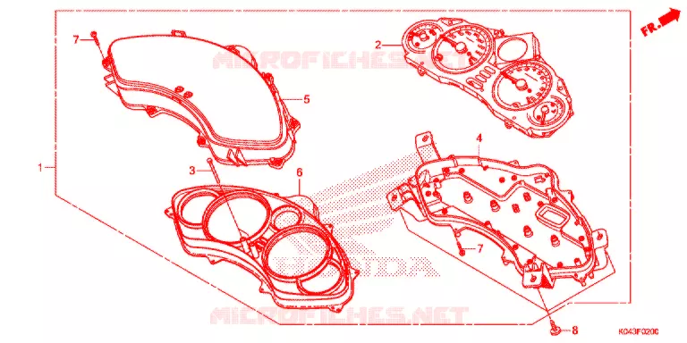 COMPTEUR  Honda SCOOTER 300 FORZA 2013  NSS300D