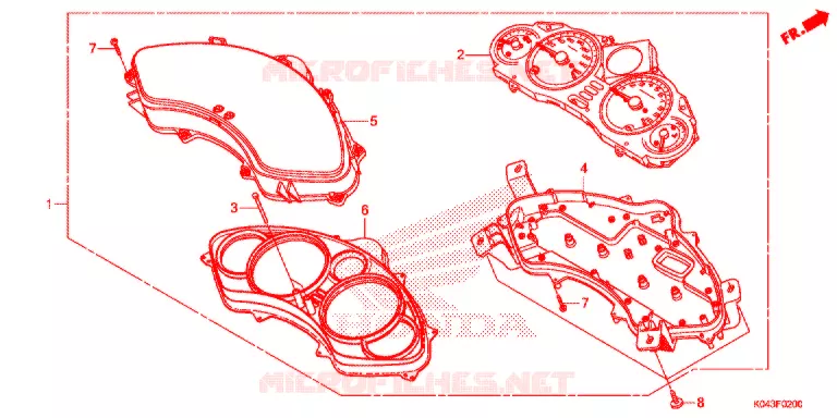 COMPTEUR  Honda SCOOTER 300 FORZA 2013  NSS300AD