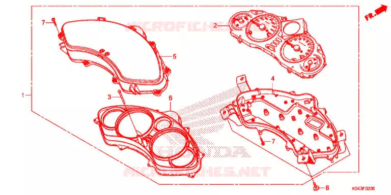 COMPTEUR  Honda SCOOTER 300 FORZA 2015  NSS300AD