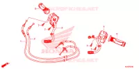 COMMODO   LEVIER   CABLE pour Honda FORZA 300 ABS 2013