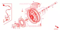 ROUE AVANT pour Honda FORZA 300 ABS 2013