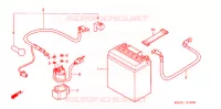 BATTERIE (SC1255,6,8) pour Honda SC 125 2007