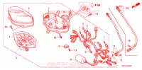 COMPTEUR DE VITESSE (SC1255,6,8) pour Honda SC 125 2007