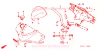 GUIDON   CARENAGE (1) pour Honda SC 125 2007