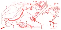 SELLE (SC1255,6,8) pour Honda SC 125 2007