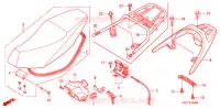 SELLE (SC1255,6,8) pour Honda SC 125 2008