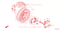 ROUE ARRIERE (SC125A) pour Honda SC 125 2010