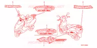 T (SC1255,6) pour Honda SC 125 2006
