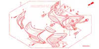 FEUX ARRIERE (SC1256,8) pour Honda ELITE 125 2008