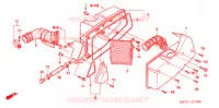 FILTRE A AIR (SC1255,6,8) pour Honda ELITE 125 2008