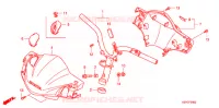 GUIDON   CARENAGE (3) pour Honda ELITE 125 2008