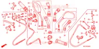 LEVIER DE GUIDON   CABLE   COMMODO (1) pour Honda ELITE 125 2008