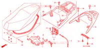 SELLE (SC1255,6,8) pour Honda ELITE 125 2008