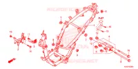 CADRE pour Honda SH 125 ABS SPECIAL 4E 2013