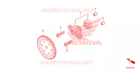POMPE A HUILE pour Honda SH 125 ABS SPECIAL 4E 2013