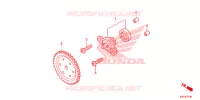 POMPE A HUILE pour Honda SH 125 ABS D TOP BOX 2013