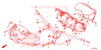 GUIDON   CARENAGE pour Honda SH 125 ABS D SPECIAL 3ED 2013