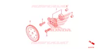 POMPE A HUILE pour Honda SH 125 ABS D SPECIAL 3ED 2013