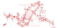 CADRE pour Honda SH 125 ABS D SPECIAL 5ED 2013