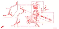 MAITRE CYLINDRE DE FREIN ARRIERE pour Honda SH 125 D SPECIAL 3ED 2013