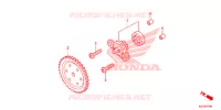 POMPE A HUILE pour Honda SH 125 D SPECIAL 3ED 2013