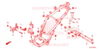 CADRE pour Honda SH 125 D SPECIAL 5ED 2013