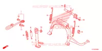 BEQUILLE pour Honda SH 300 ABS 2013