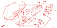 COFFRE  SELLE pour Honda SH 300 ABS 2013