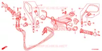 COMMODO   CABLE   RETROVISEUR pour Honda SH 300 ABS 2013
