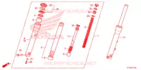 FOURCHE pour Honda SH 300 ABS 2013