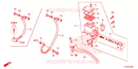 MAITRE CYLINDRE DE FREIN ARRIERE pour Honda SH 300 ABS 2013