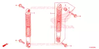 AMORTISSEUR ARRIERE pour Honda SH 300 2013