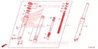 FOURCHE pour Honda SH 300 2013