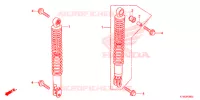 AMORTISSEUR ARRIERE pour Honda SH 300 2013