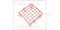 FILET BAGAGES NOIR pour Honda SH 150 ABS D SPECIAL 5ED 2013