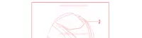 KIT TOP CASE *NHA16P* pour Honda SH 150 D SPECIAL 2F 2013
