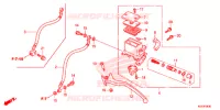 MAITRE CYLINDRE DE FREIN ARRIERE pour Honda SH 150 D SPECIAL 3F 2013