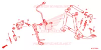 BEQUILLE pour Honda ST 1300 ABS POLICE 2010