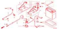 BATTERIE pour Honda FOURTRAX 420 RANCHER 4X4 Electric Shift CAMO 2011