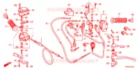 LEVIER DE GUIDON   CABLE   COMMODO pour Honda FOURTRAX 420 RANCHER 4X4 Electric Shift CAMO 2011