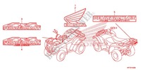 AUTOCOLLANTS pour Honda FOURTRAX 420 RANCHER 4X4 AT PS 2013