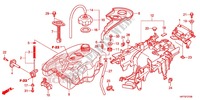 RESERVOIR A CARBURANT pour Honda FOURTRAX 420 RANCHER 4X4 AT PS 2013