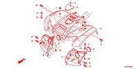 GARDE BOUE AVANT pour Honda FOURTRAX 420 RANCHER 4X4 PS 2013