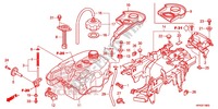 RESERVOIR A CARBURANT pour Honda FOURTRAX 420 RANCHER 4X4 PS 2013