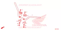 GUIDON pour Honda FOURTRAX 500 FOREMAN RUBICON Power Steering 2014