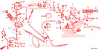 LEVIER DE GUIDON   CABLE   COMMODO pour Honda FOURTRAX 500 FOREMAN RUBICON Power Steering 2014