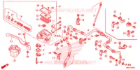 MAITRE CYLINDRE DE FREIN AVANT pour Honda FOURTRAX 500 FOREMAN RUBICON Power Steering 2014