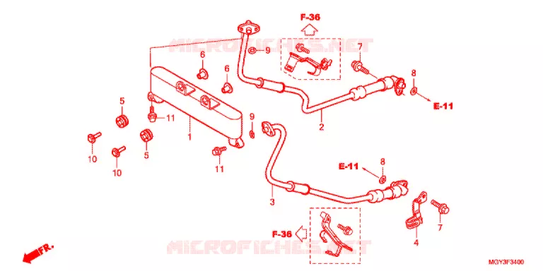 RADIATEUR D'HUILE Honda MOTO 800 CROSSRUNNER 2013  VFR800XD