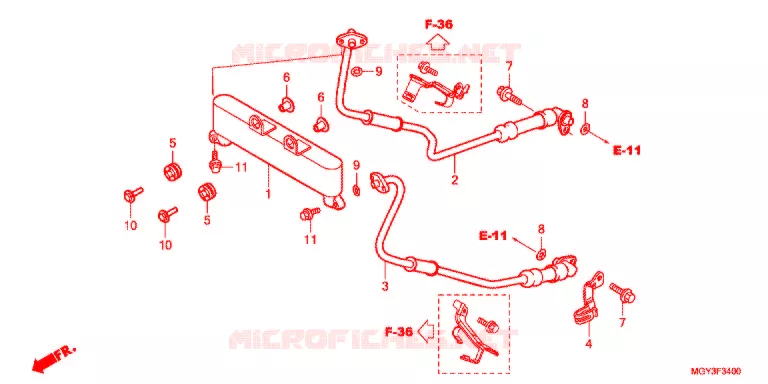 RADIATEUR D'HUILE Honda MOTO 800 CROSSRUNNER 2014  VFR800XD